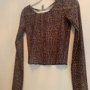 NWT Kendall & Kylie Two Piece Mesh “Small Leo” Outfit